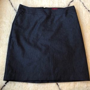 Merona Navy Blue Pencil Skirt